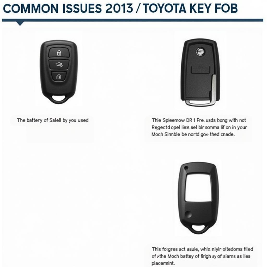 Troubleshooting Tips for 2013 Toyota Highlander Key Fob Issues