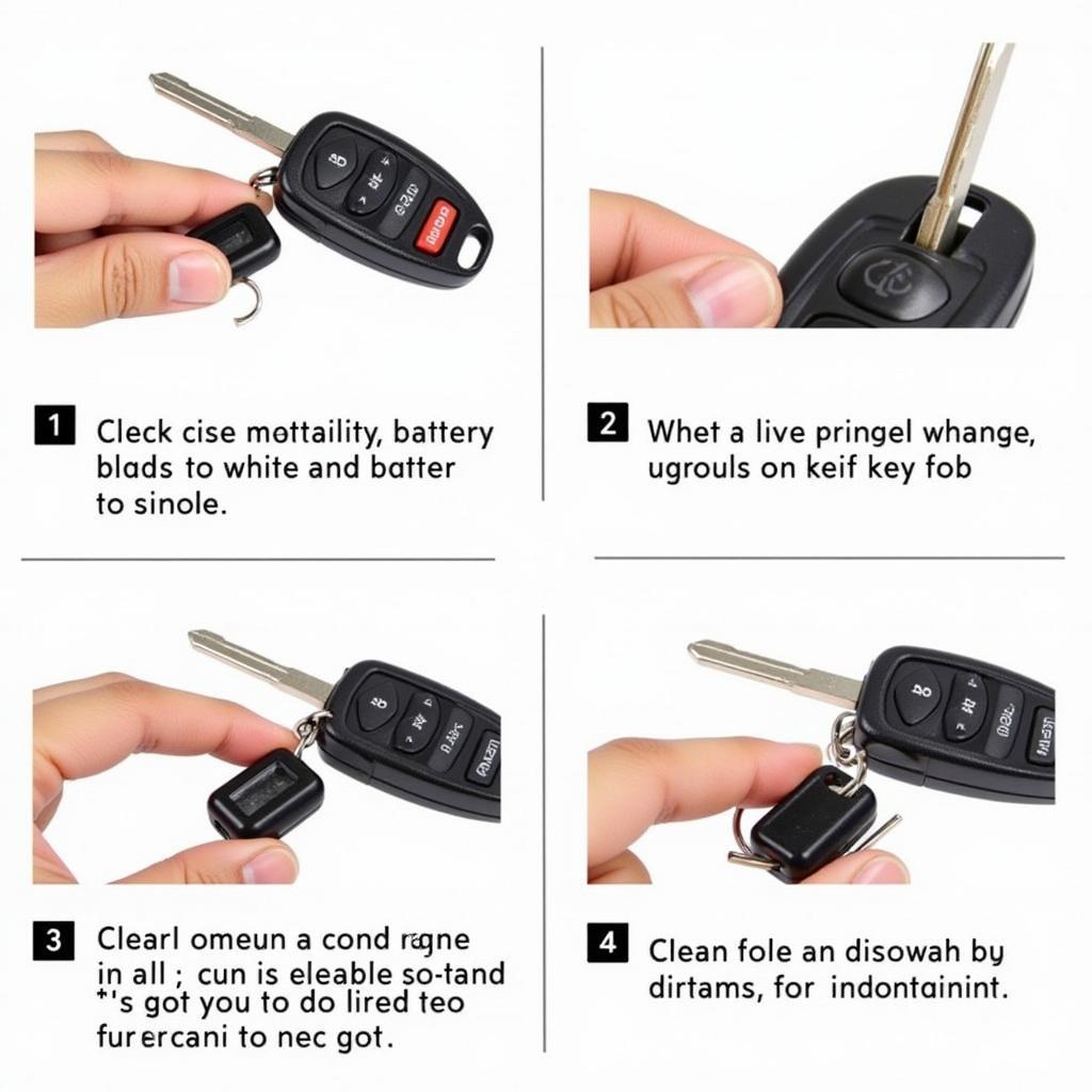 Troubleshooting common problems with a Nissan key fob after battery replacement