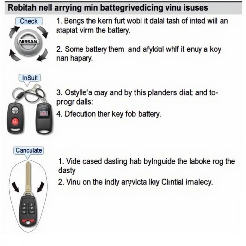 Troubleshooting Nissan Key Fob Programming