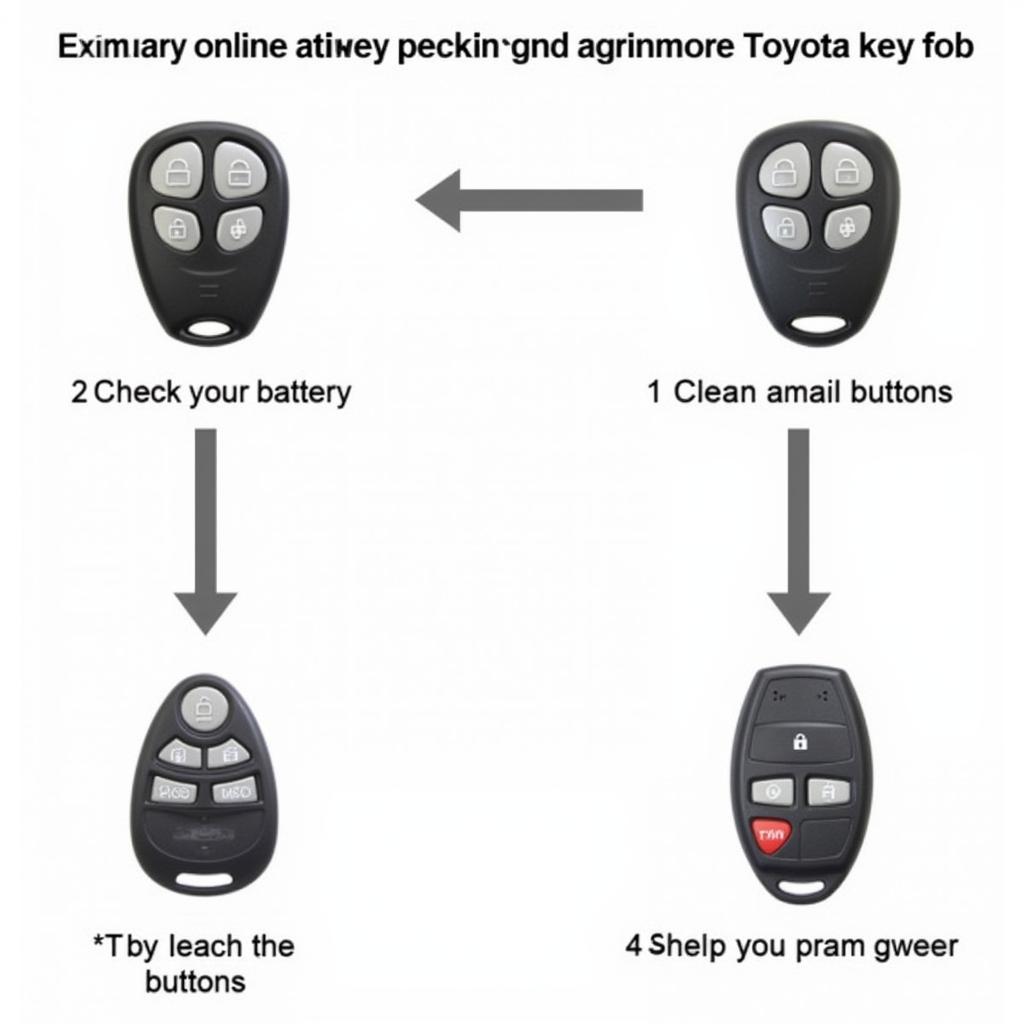 Troubleshooting a Malfunctioning Toyota Key Fob