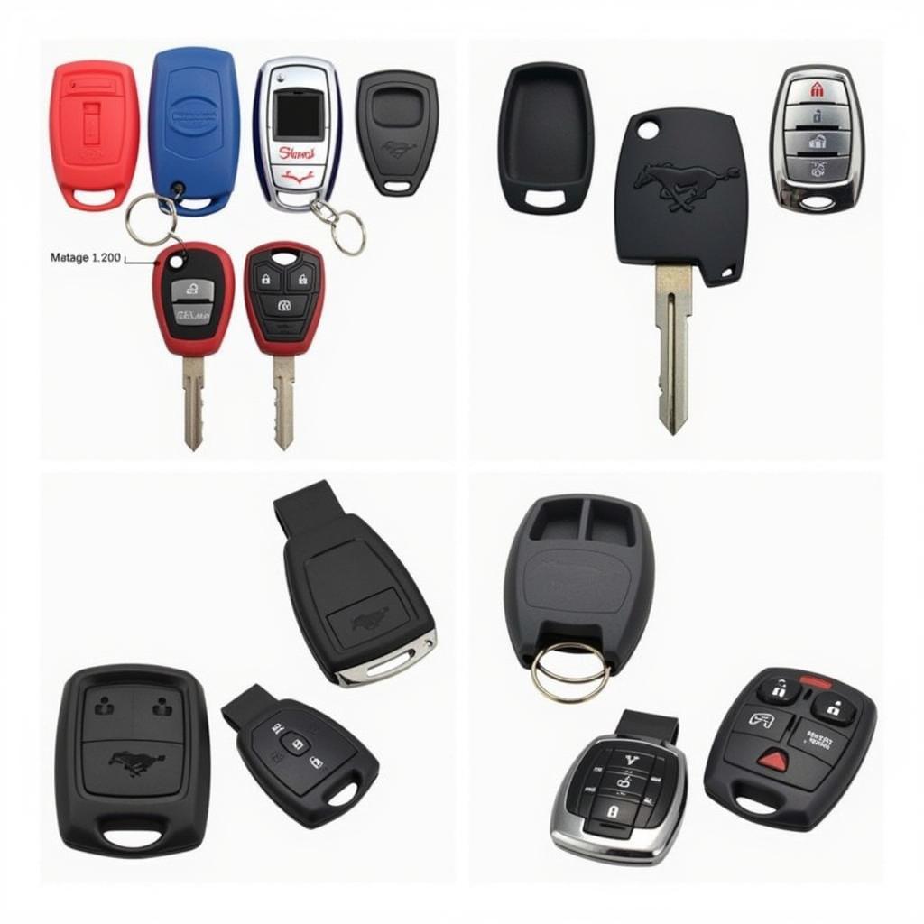 Different Types of 2015 Ford Mustang Key Fob Shells