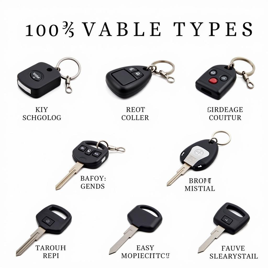 Various 2006 Toyota Tacoma Key Fobs