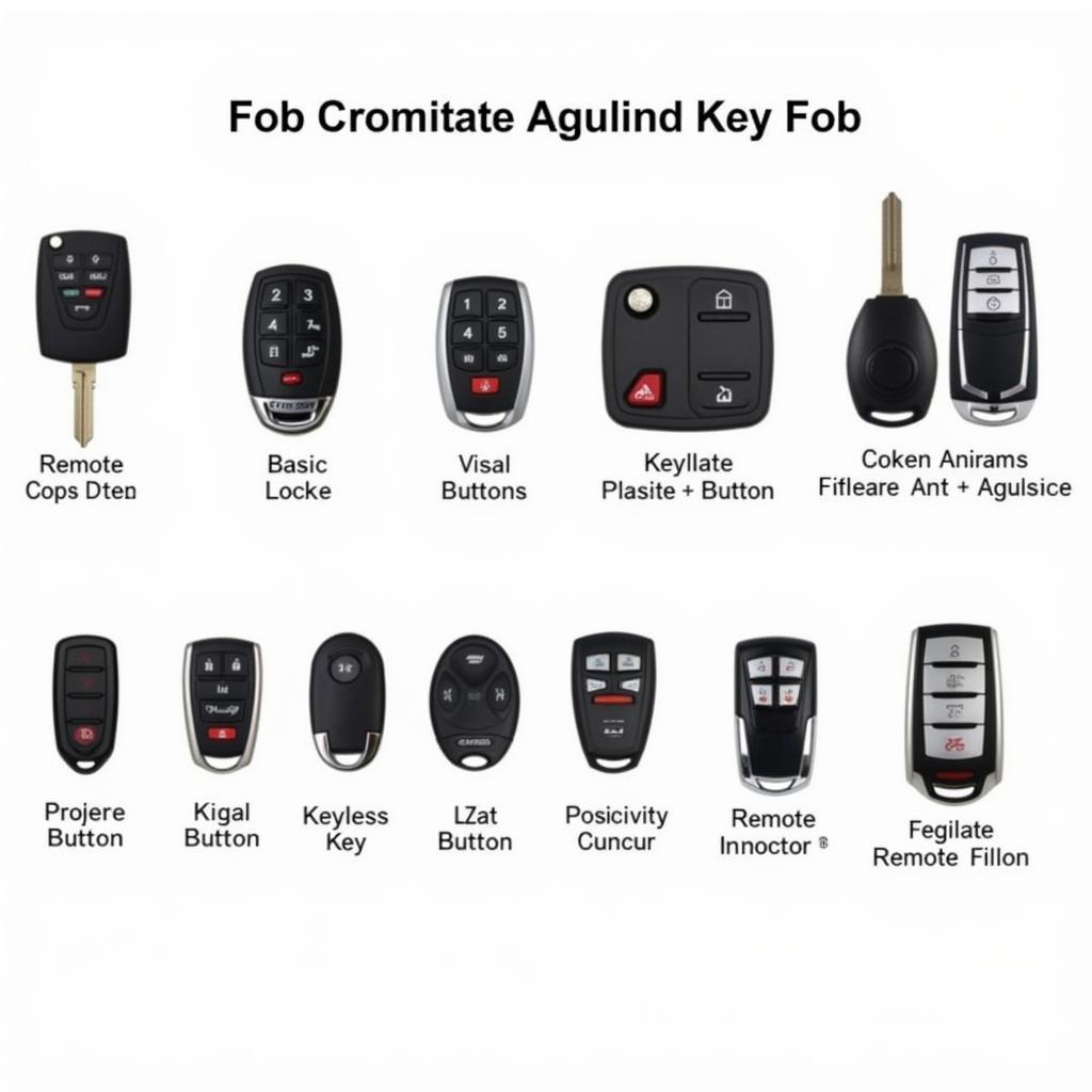 Various Car Key Fobs and Their Features