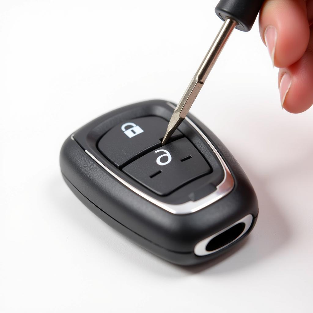 Opening a Vauxhall Corsa Flip Key Fob