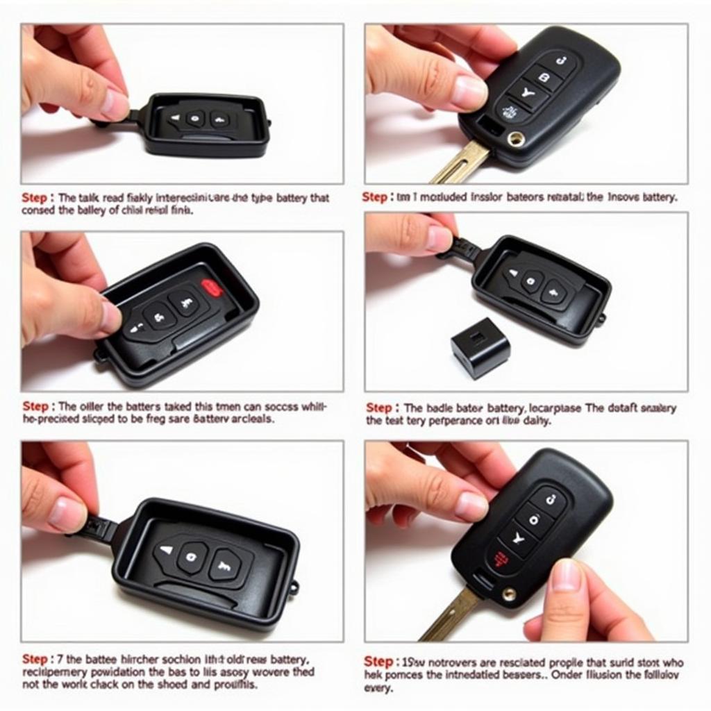 Replacing the battery in a Viper key fob