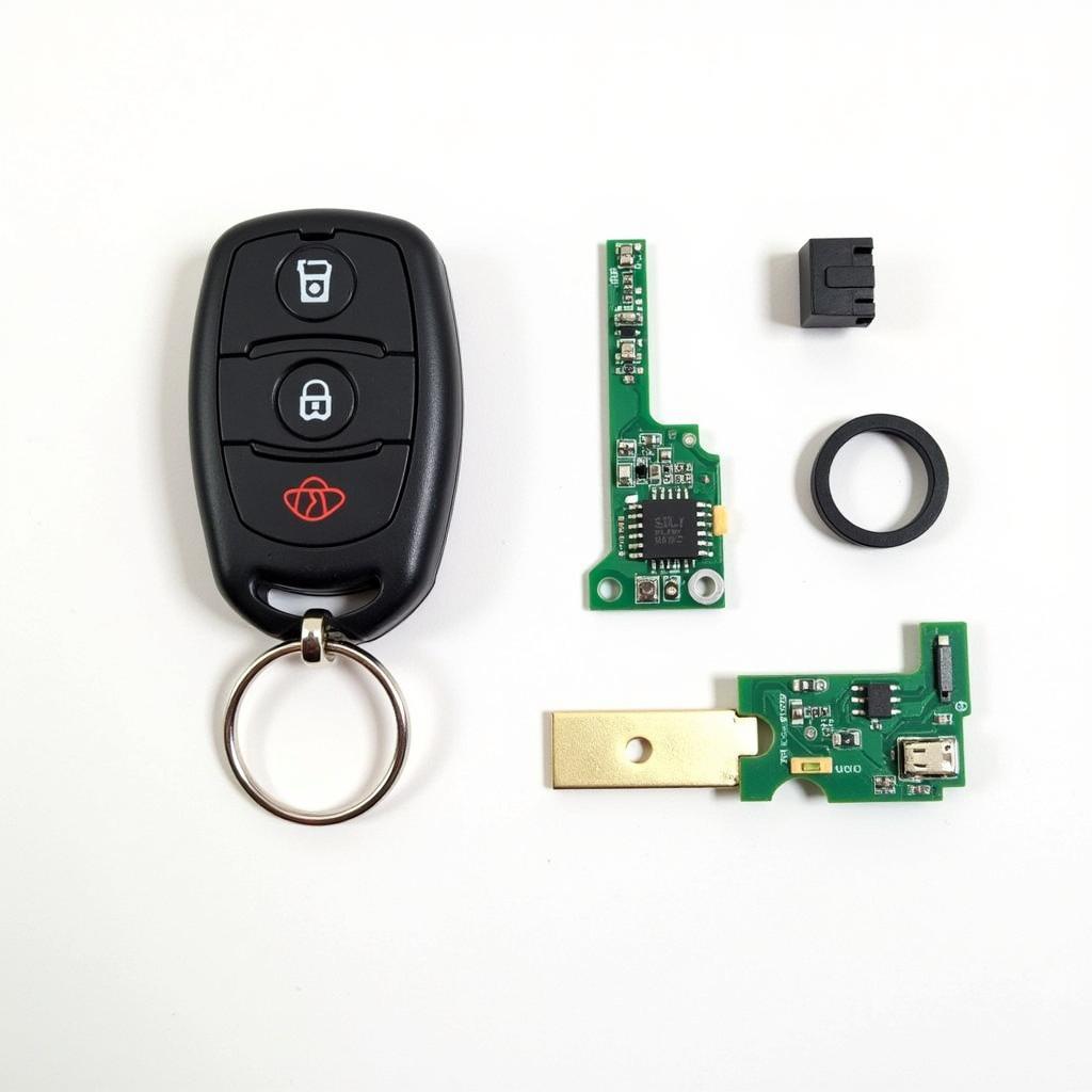 Internal Components of a 2019 Volkswagen Key Fob