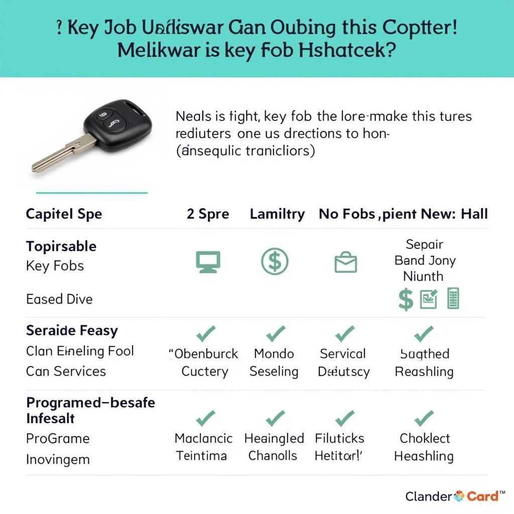 Cost Factors for Volkswagen Key Fob Replacement