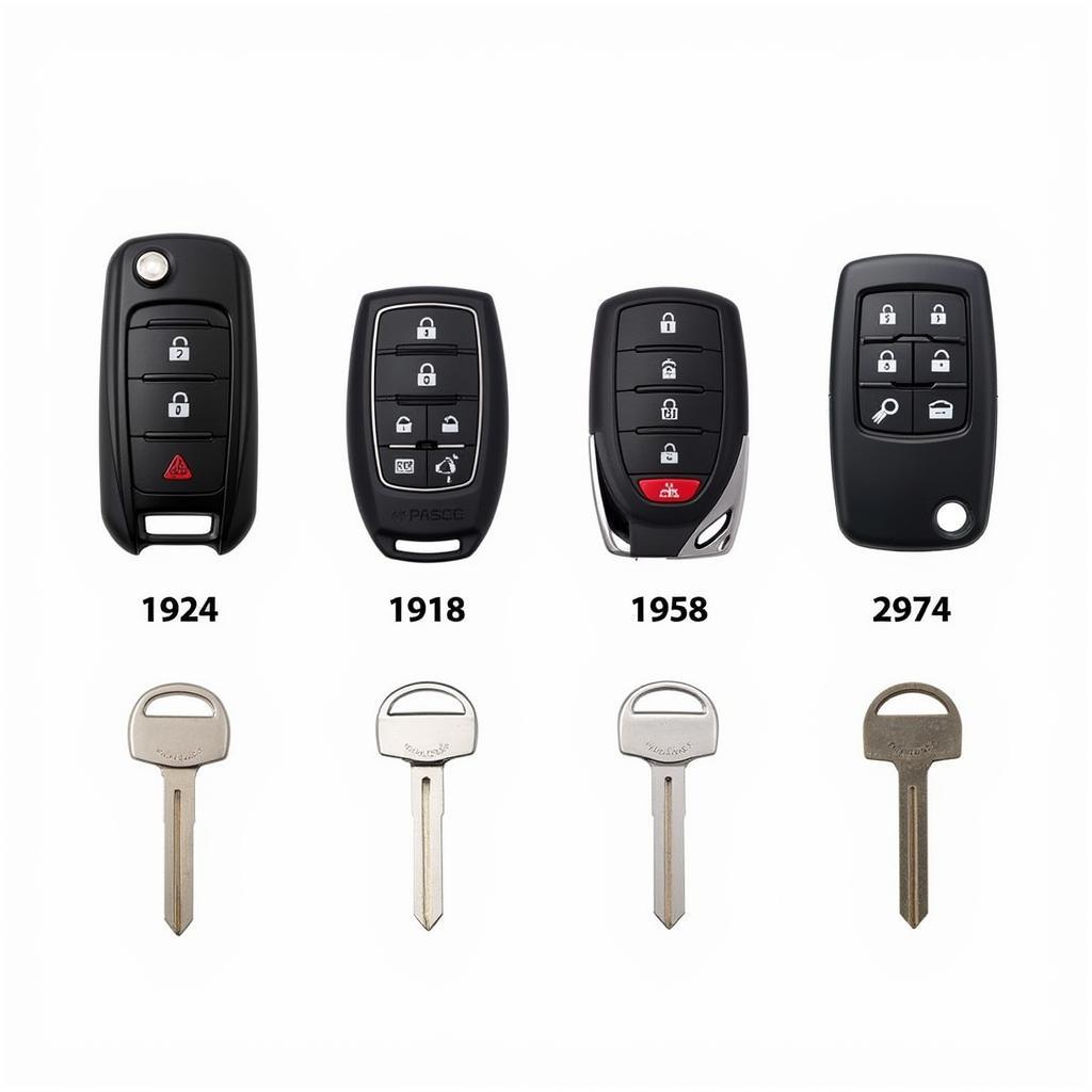 Different Volkswagen Passat Key Fob Types