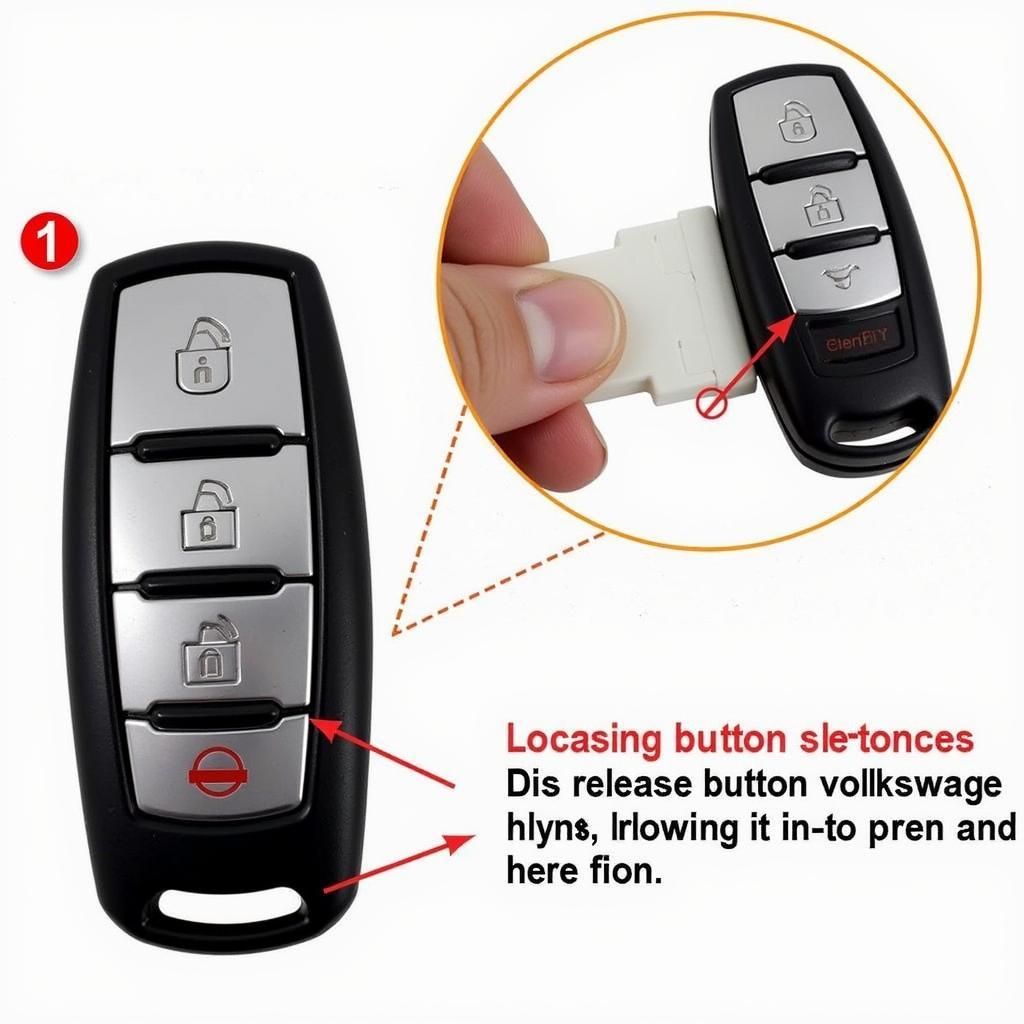 Disassembling a Volkswagen Touareg Key Fob