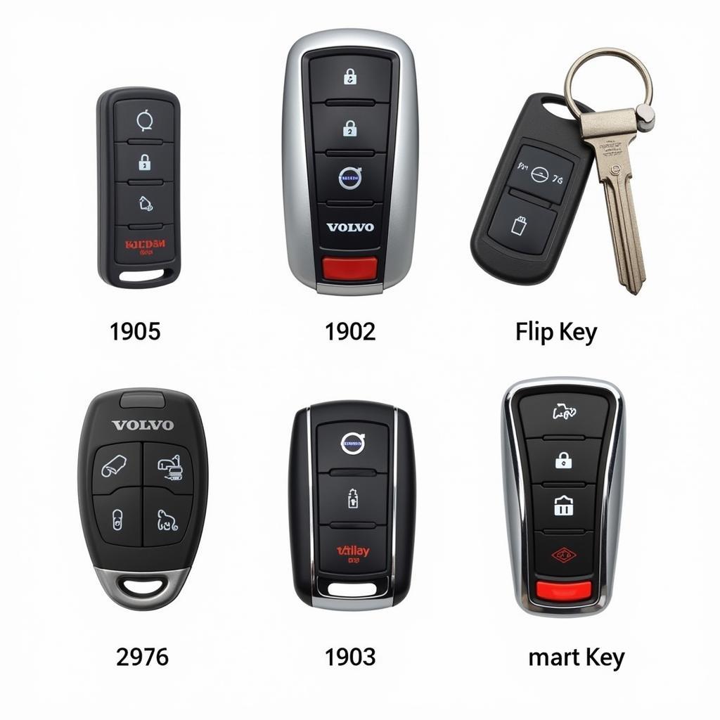 Different Types of Volvo Key Fobs