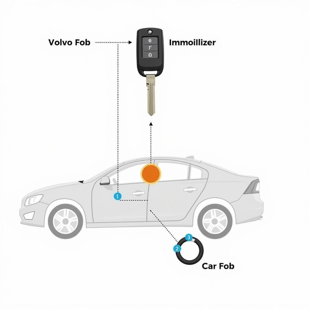 Volvo S60 Immobilizer System Diagram