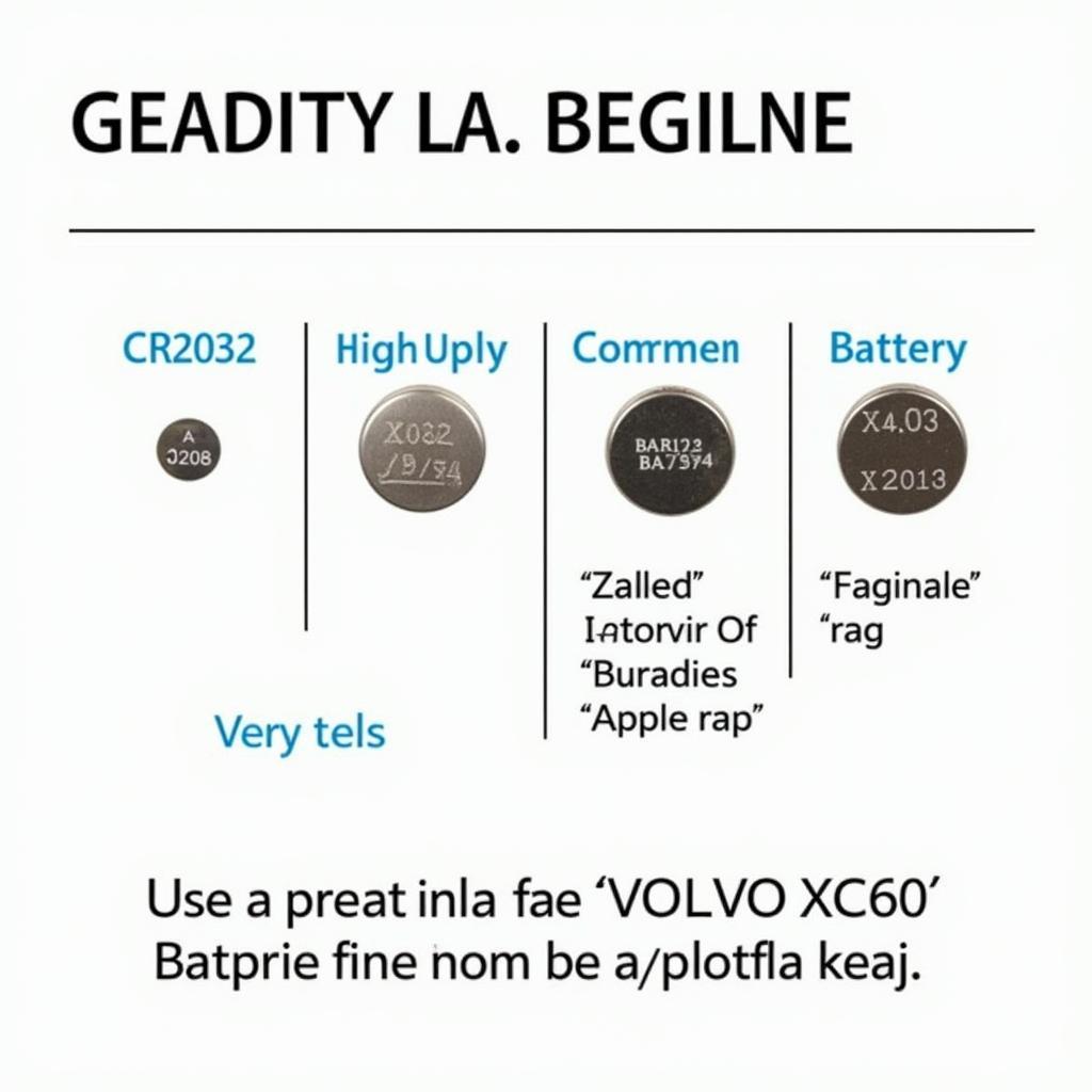 Choosing the Correct Battery for Your Volvo XC60 Key Fob