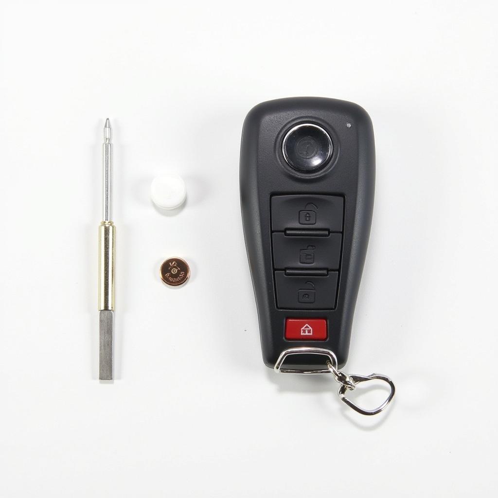 VW Golf Key Fob Battery Replacement Tools -  The tools needed for a key fob battery change.