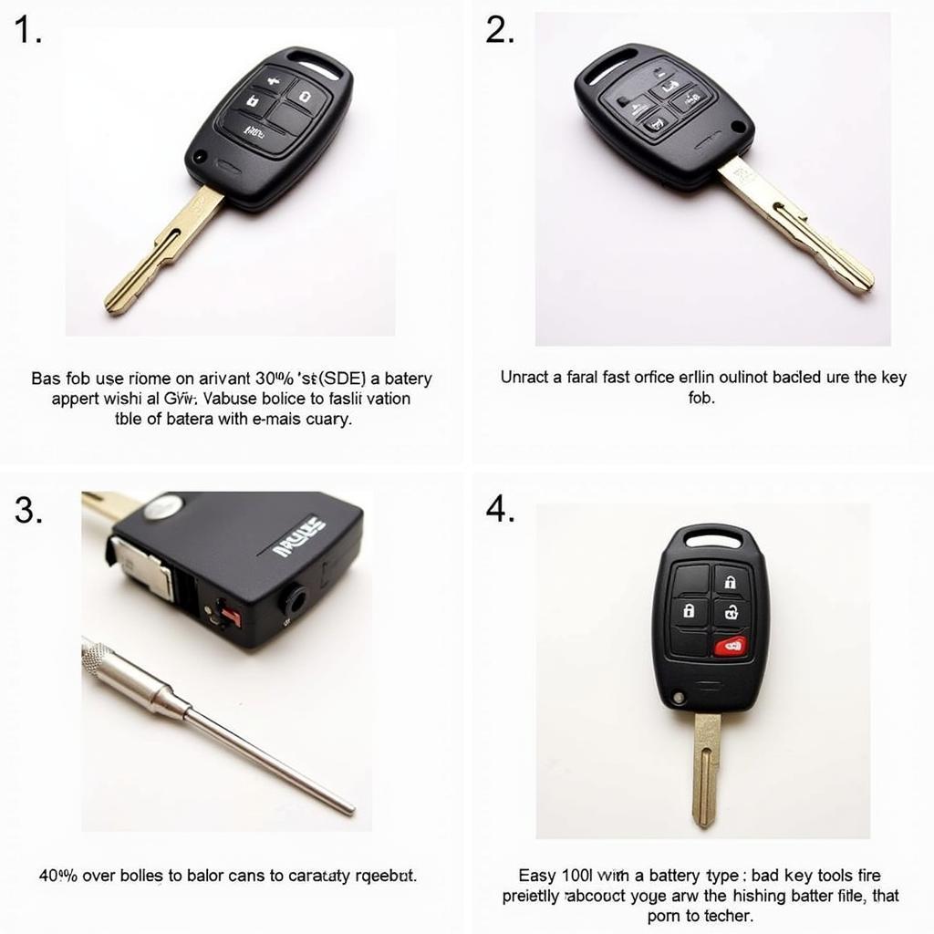 Replacing the battery in a 2008 VW GTI key fob