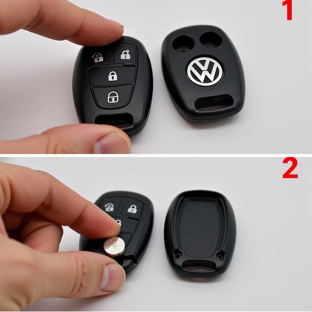 Installing a New Battery in a 2012 VW Key Fob