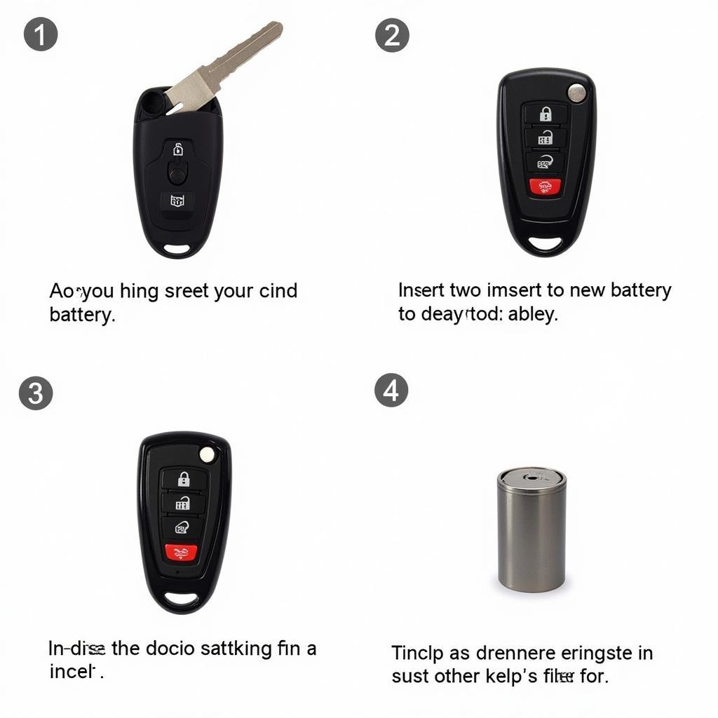 VW Key Fob Battery Replacement Steps - Opening the Fob, Removing the Old Battery, Inserting the New Battery