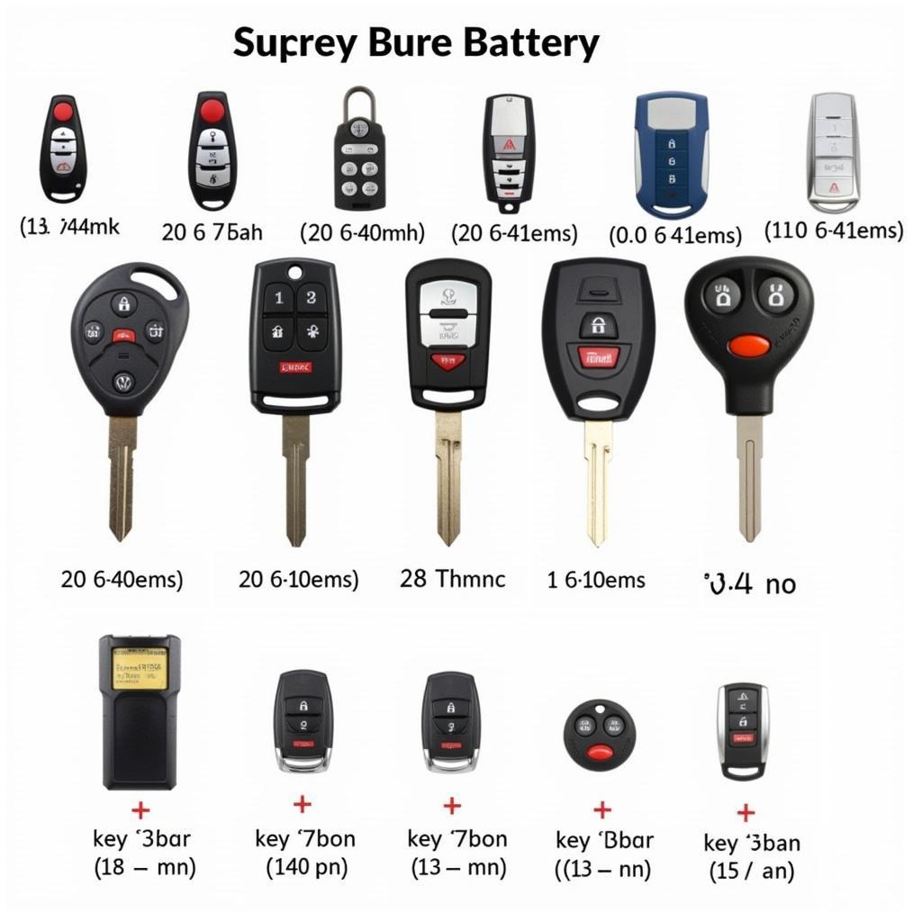 Different Types of VW Key Fob Batteries