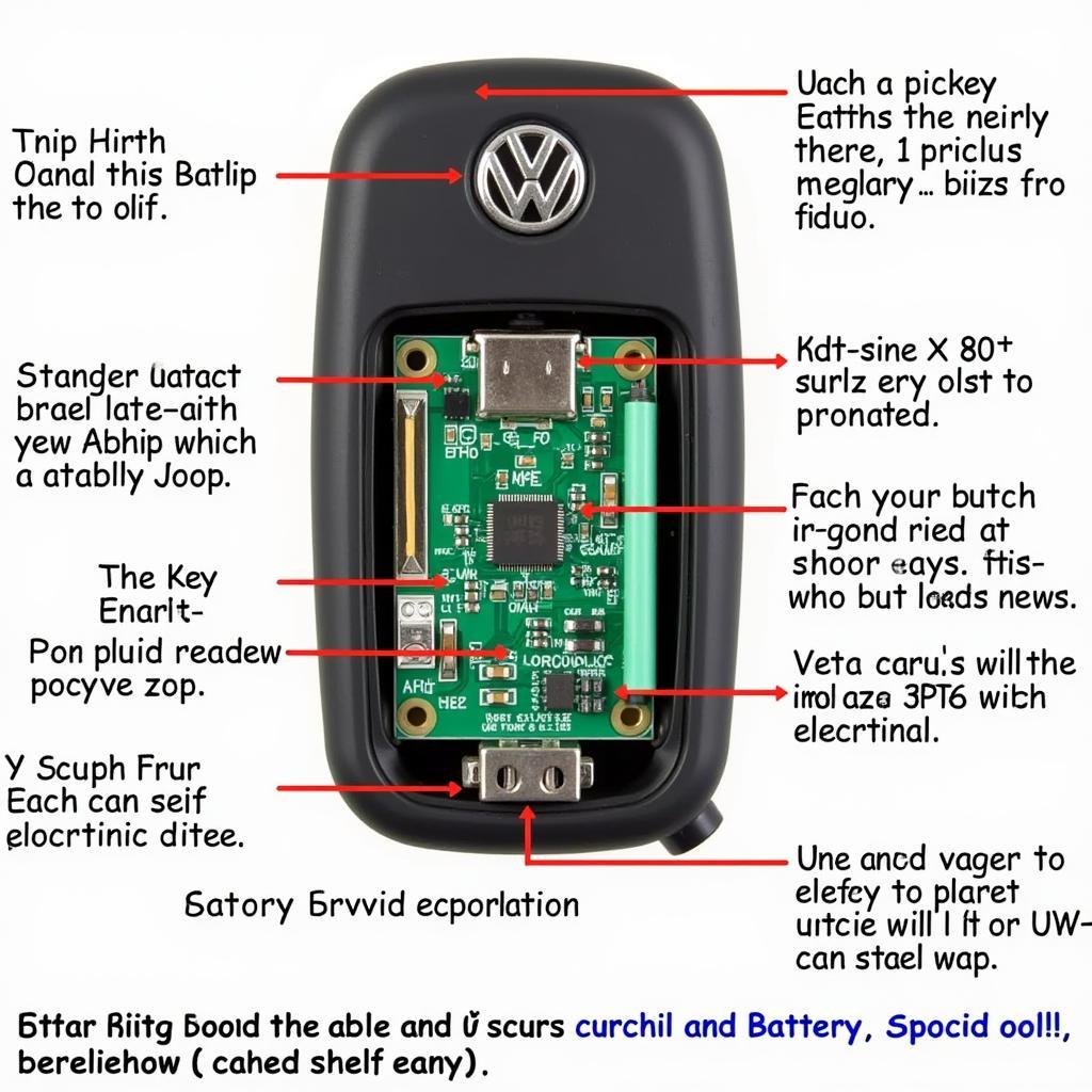 Inside a VW Key Fob