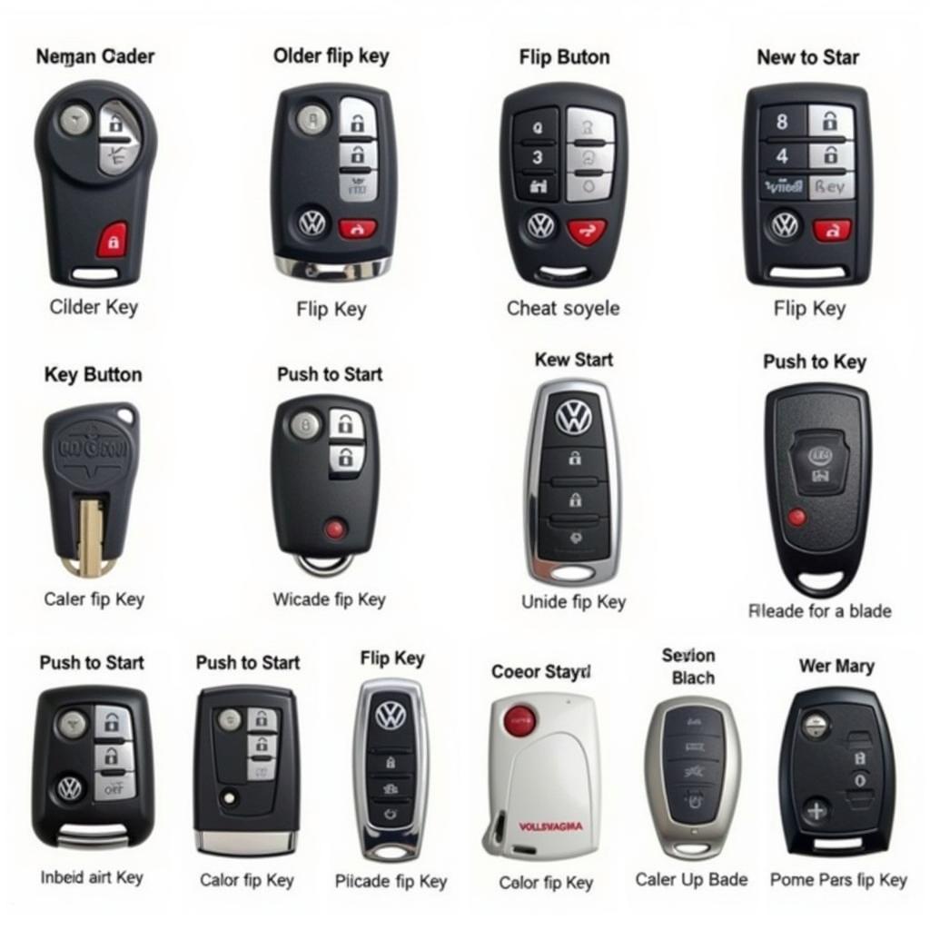 Different Types of VW Key Fobs