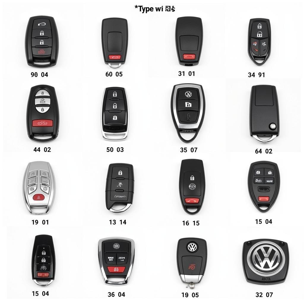 Different Types of VW Key Fobs