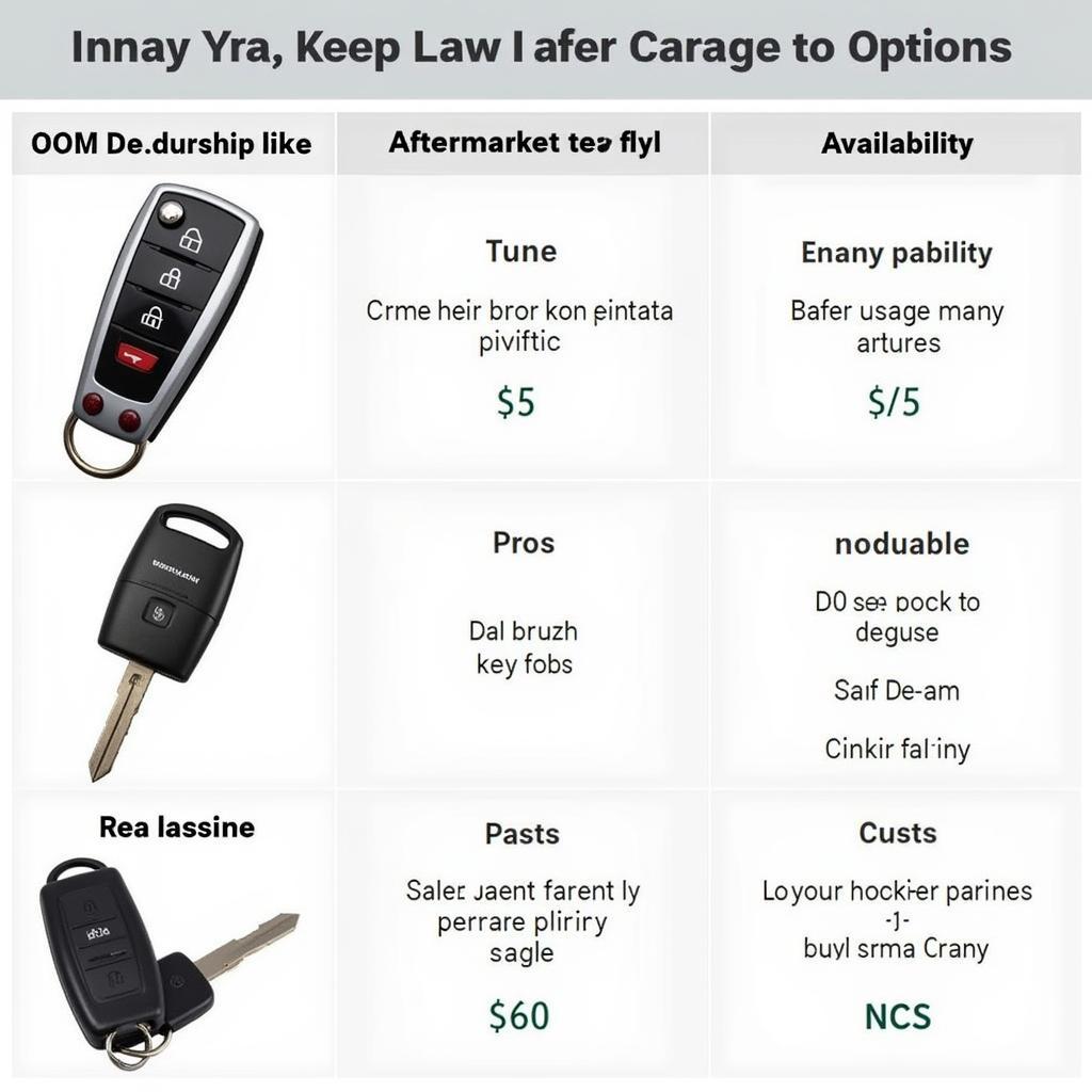 VW Passat Key Fob Replacement Options