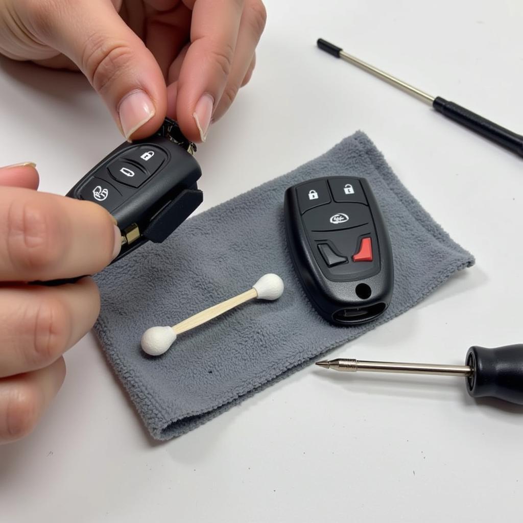 Ford Fusion Key Fob Drying Process