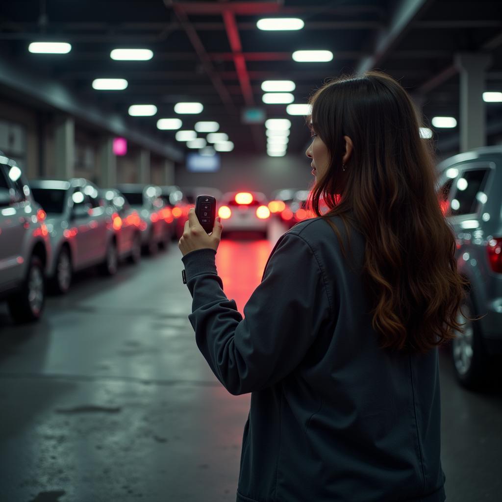 Using the Panic Button to Locate a Car