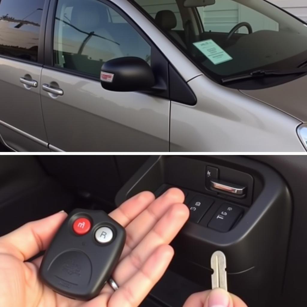 Working Toyota Sienna Key Fob Locking/Unlocking Car