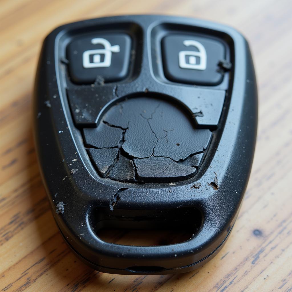 Worn Out 2013 Honda Accord Key Fob Shell