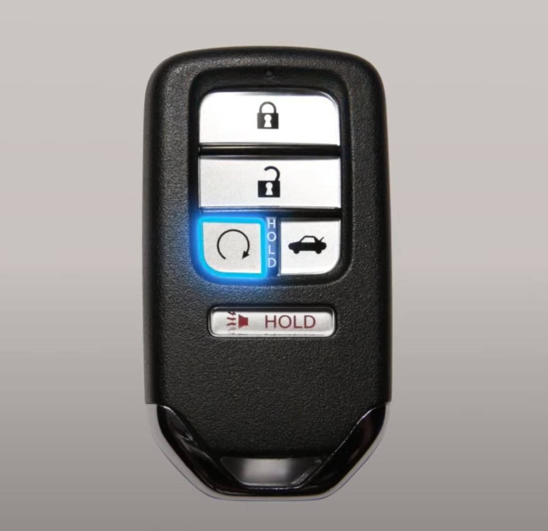 Honda Accord Key Fob Remote Start Button