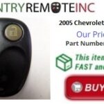 Silver 2005 Chevrolet Silverado pickup truck, showcasing the model year and relevance to key fob programming.