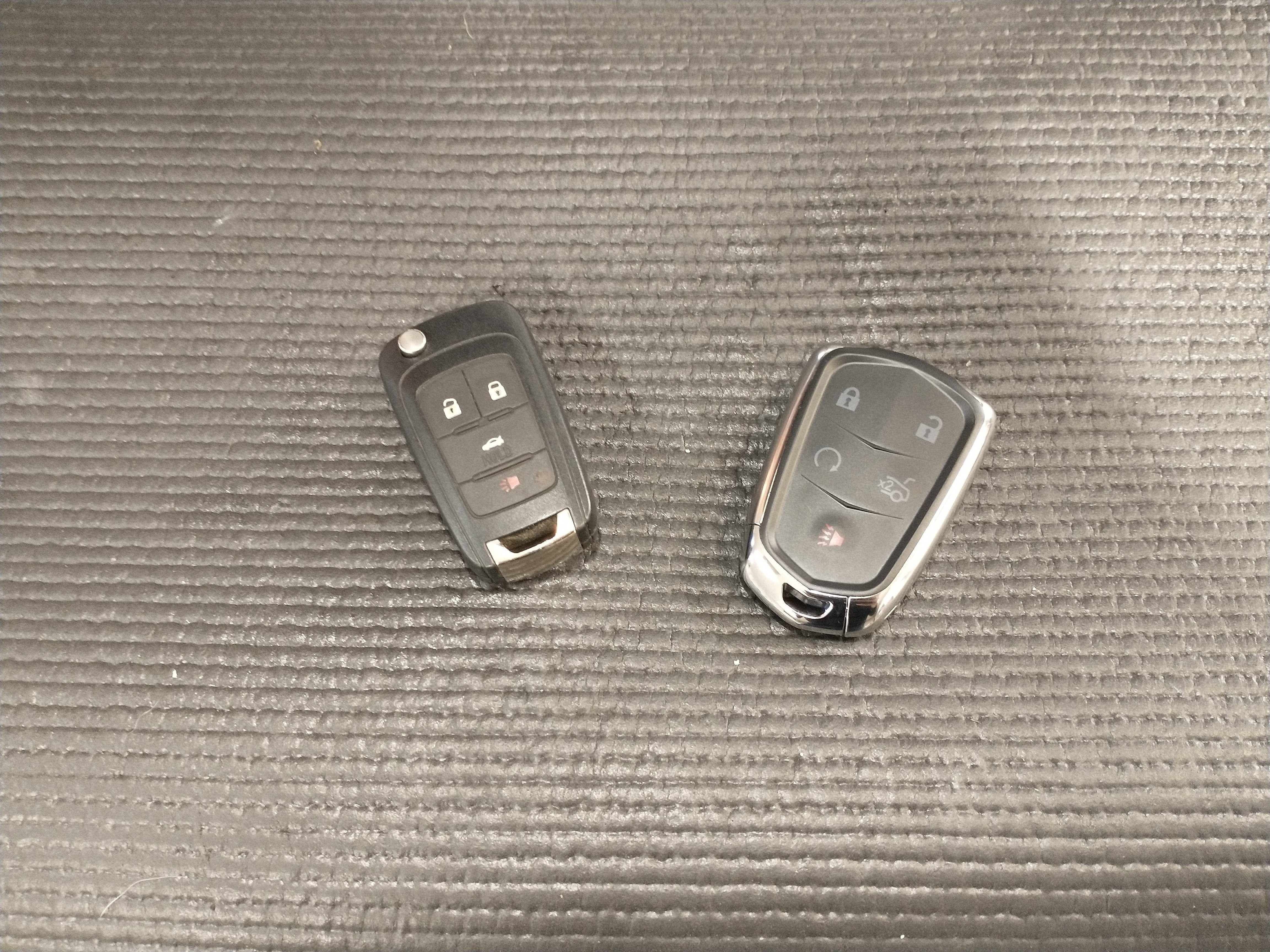 Upgraded Chevy SS Key Fob Compared to Stock Fob