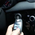 Kia Soul key fob with visible metal contacts