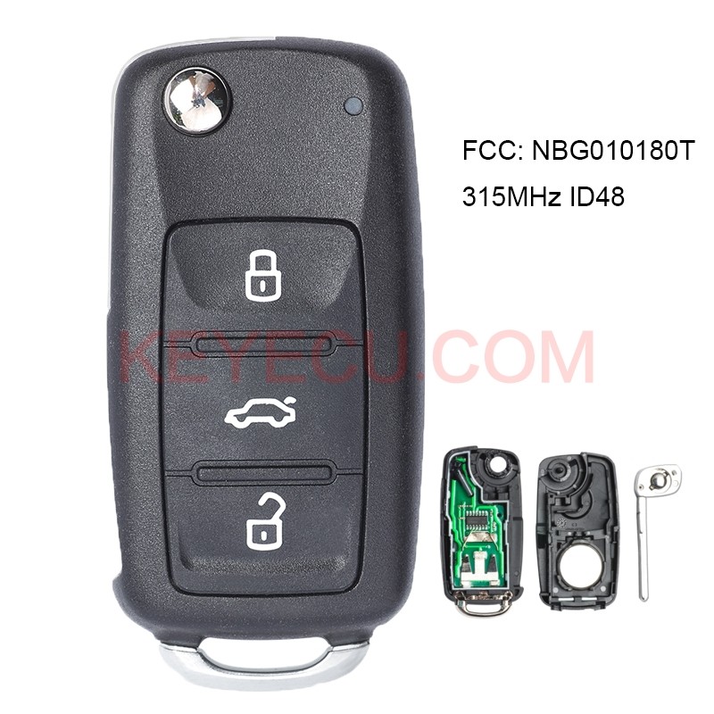 Aftermarket Volkswagen key fob similar to the user's purchase