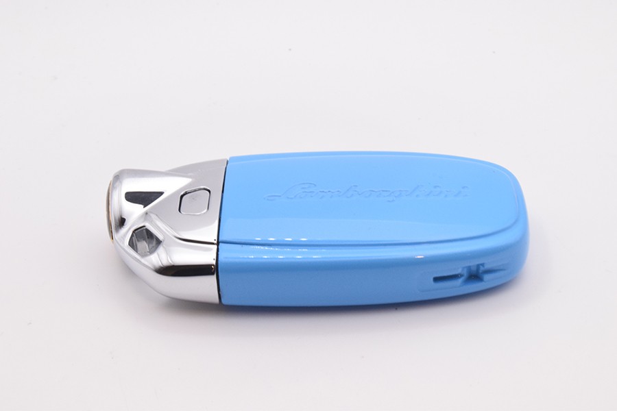 Blu Cepheus Lamborghini Smart Key showcasing custom color matching