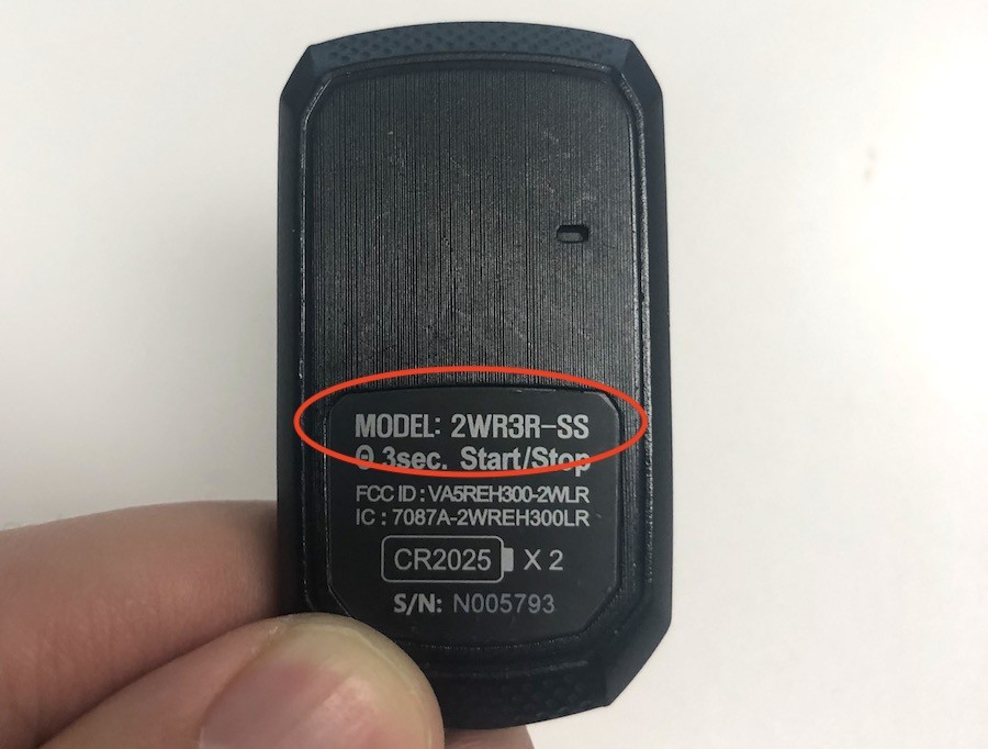 Compustar remote model number location