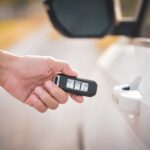 Car Key Fob with Manual Key