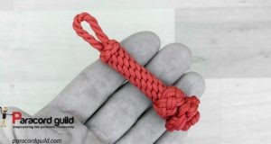 red-fancy-paracord-key-fob