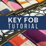 Key fob tutorial for making DIY key chains as gifts