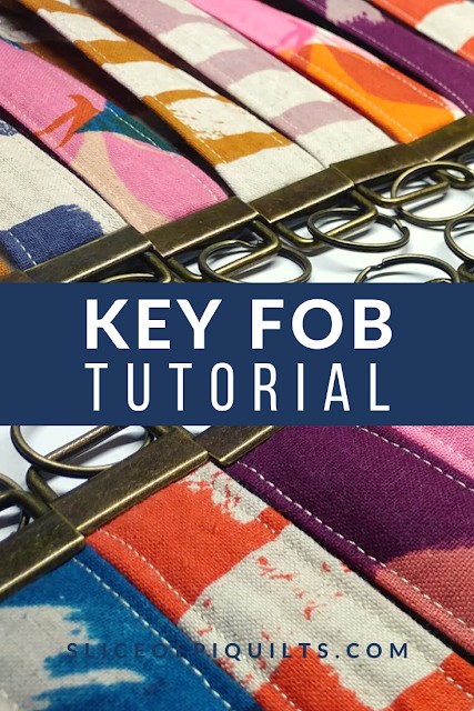 Key fob tutorial for making DIY key chains as gifts